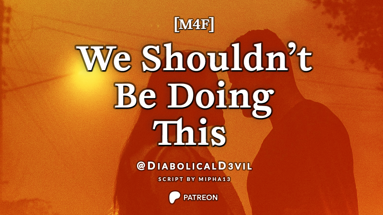 We Shouldn’t Be Doing This [M4F]